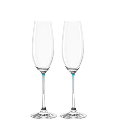 leonardo-clear-champagne-glass-with-blue-stem-la-perla-set-of-2