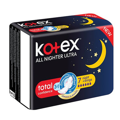 Kotex Ultra Thin Nighter+Wings 7 I Omninela Medical