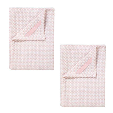 blomus-ridge-set-of-2-tea-towels-lily-white/rose-dust