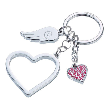 troika-keyring-with-3-charms-love-is-in-the-air-silver-colour