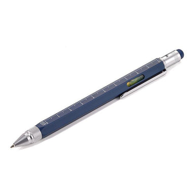 troika-multitasking-ballpoint-pen-"construction"-blue-silver