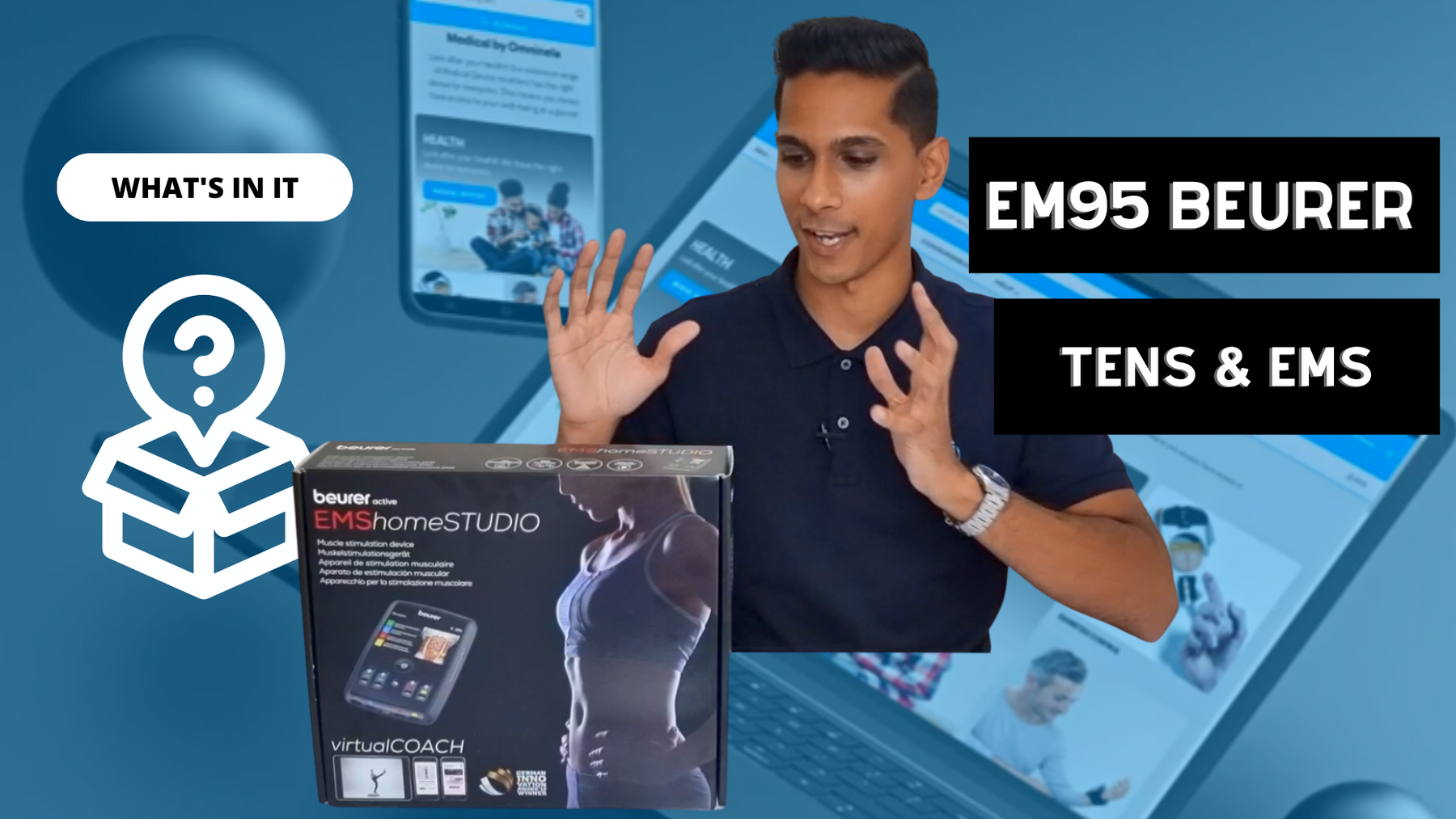 Beurer Professional EMS Device EM 95 Bluetooth | Omninela | What's In It: S1 Ep3