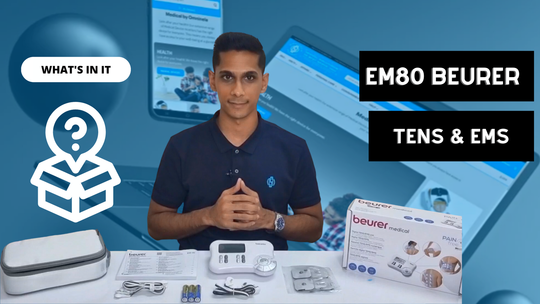 Beurer EM 80 3-in-1 digital TENS/EMS unit | What's In It: S1 Ep8