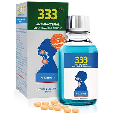 3Cp - 333 Mouth & Throat Gargle Mint 200ml - Omninela.co.za