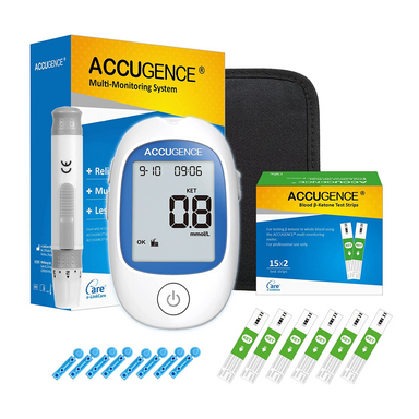 Blood Ketone Meter Starter Kit with 30 x beta-Ketone Strips - Omninela