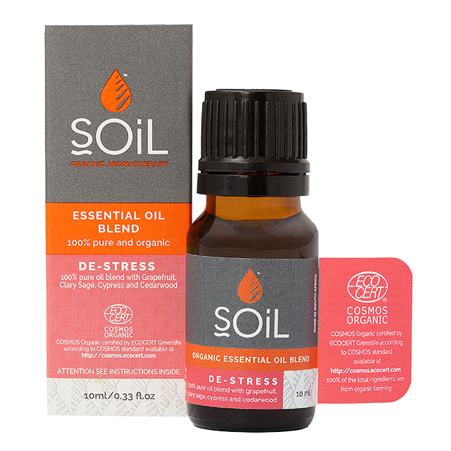 SOiL Blended Essential Oils - DeStress Blend - 10ml
