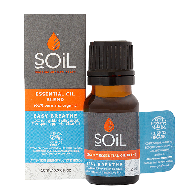 SOiL Blended Essential Oils - Easy Breathe Blend - 10ml