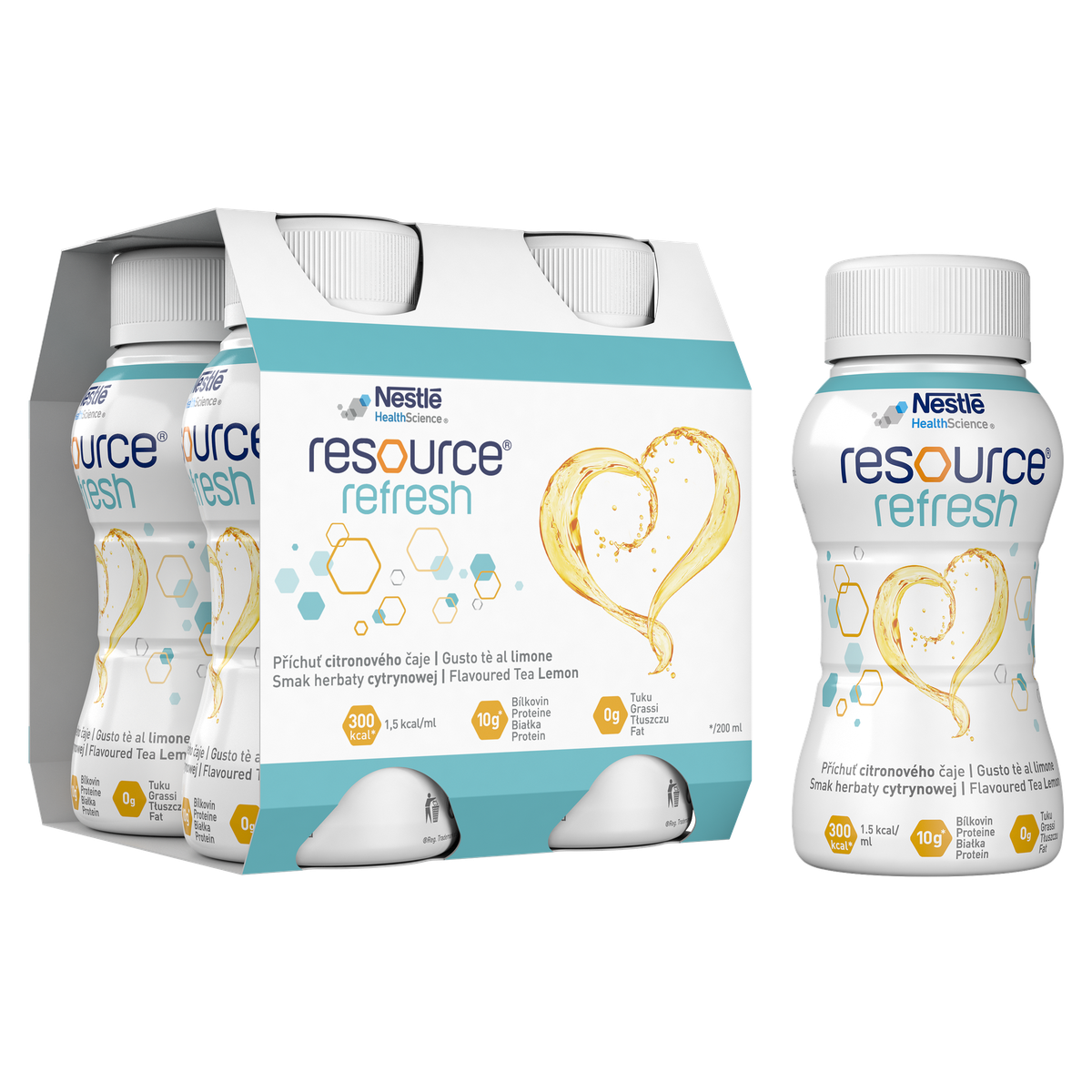 Refresh With Tea RESOURCE® Refresh Lemon Tea Flavour - 4 x 200ml I Omninela Medical ...
