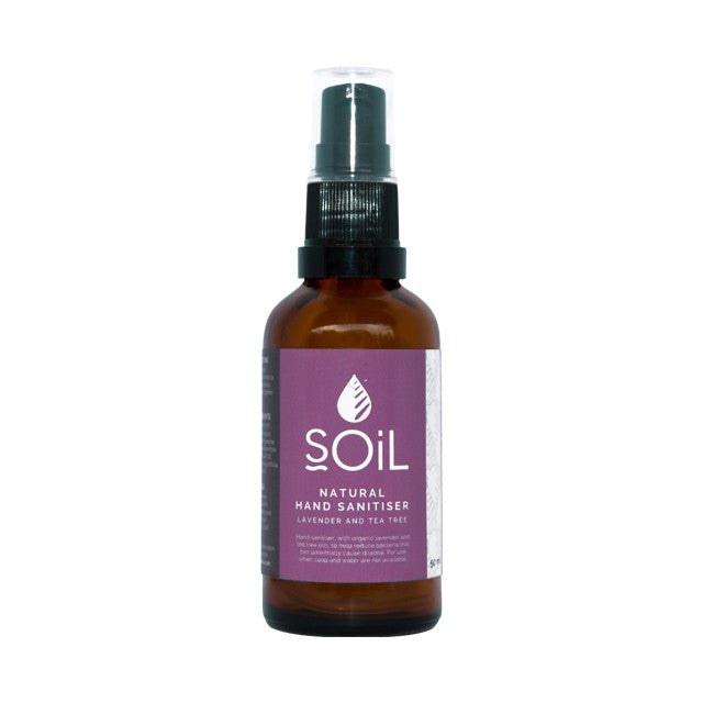 SOiL Hand Sanitiser - Lavender and Tea Tree - 50ml