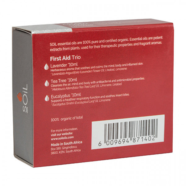 SOiL First Aid Essential Oil Trio Box - 1 Pack