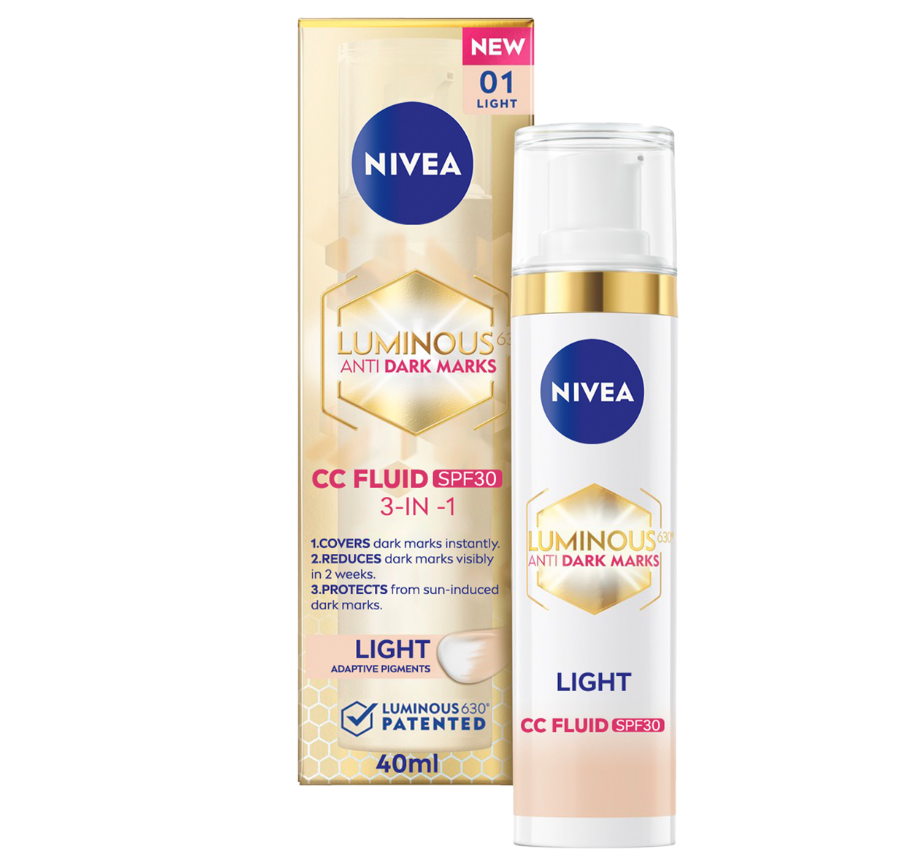 Nivea Luminous 630 3in1 Fluid SPF30 Medium 40ml