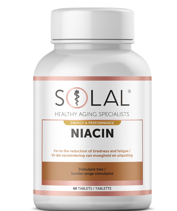 Solal Niacin Vitamin B3 35mg 60 Tablets