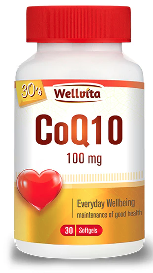 Wellvita Co Enzyme Q10 100 mg 30 Softgels I Omninela Medical