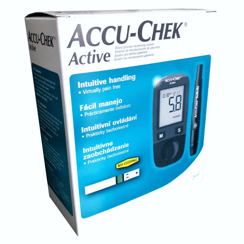 Accu - Chek Active Kit Glucose Meter - Omninela.co.za