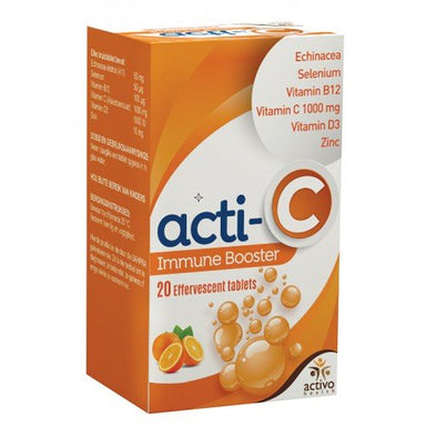 Acti - C Immune Booster 20 Effervescent Orange - Omninela.co.za