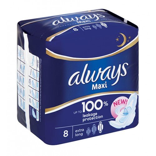 Always Maxi Extra Long 8 | Omninela Medical — Omninela.co.za
