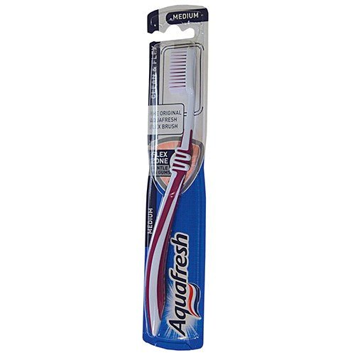 AquaFresh Clean & Flex Manual Toothbrush Medium - 1 Pack - Omninela.co.za