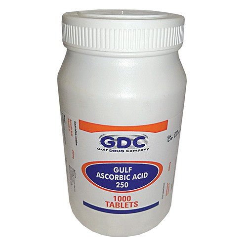 Ascorbic Acid 250 mg 1000 Tablets Gulf - Omninela.co.za