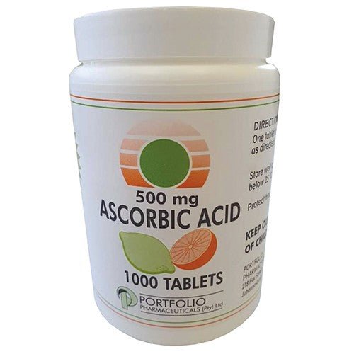 Ascorbic Acid 500 mg Tablets 1000 Portfolio - Omninela.co.za