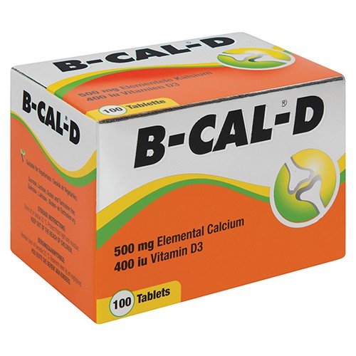 B - Cal - D Swallow 100 Tablets - Omninela.co.za