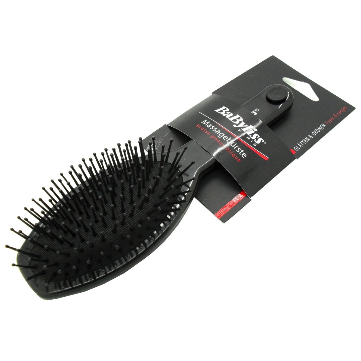 BaByliss Bristle Massage Hairbrush For Women & Girls Black - Omninela.co.za