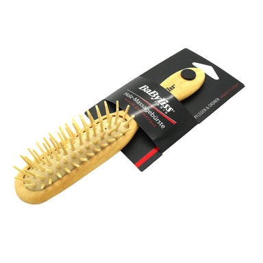 BaByliss Mini Wooden Bristle Massage Hair Brush for Children or Small Girl Women - Omninela.co.za