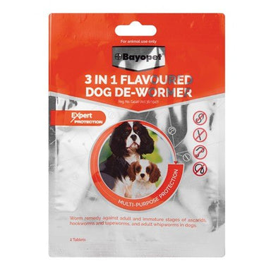 Bayopet 3 In 1 Flavoured Dog Dewormer - Omninela.co.za