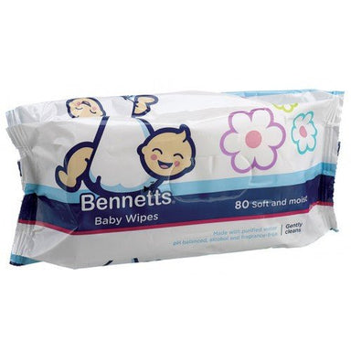 Bennetts Baby Wipes - 80 Pack - Omninela.co.za