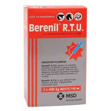 Berenil R.T.U 100ml for Cattle - Dogs - Horses - Omninela.co.za