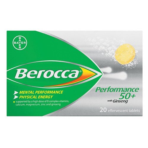 Berocca Performance 50 - 20 Effervescent Tablets - Omninela.co.za