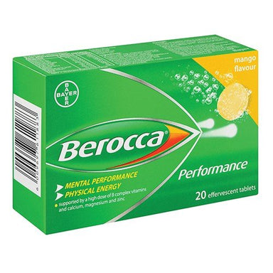 Berocca Performance Effervescent Mango 20 - Omninela.co.za