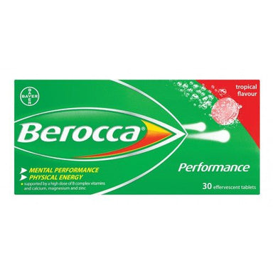 Berocca Performance Tropical 30 Effervescent Tablets - Omninela.co.za