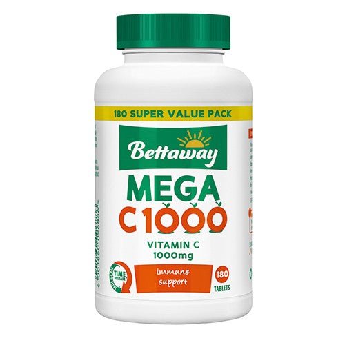 Bettaway Mega C 1000 mg Tr Tablets 180 - Omninela.co.za