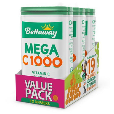 Bettaway Mega C1000 3X30 Promo Pack - Omninela.co.za