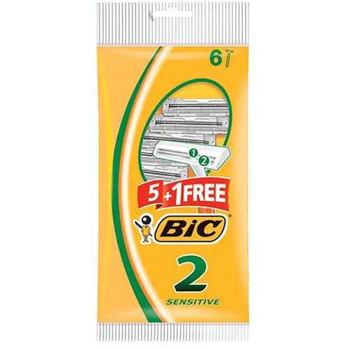 Bic 2 Sensitive Pouch 5+1 - Omninela.co.za