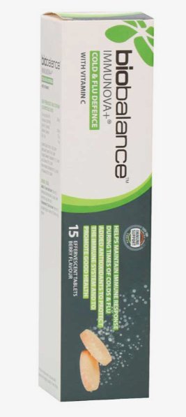 Biobalance Immunova+ Effervescent 15 Tablets I Omninela Medical ...