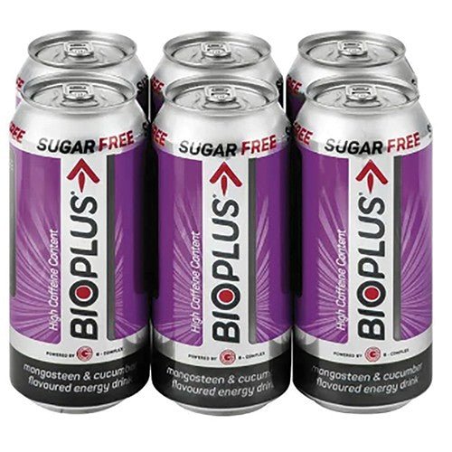 Bioplus Sugar Free Energy Drink Mangosteen and Cucumber 6 X 440ml
