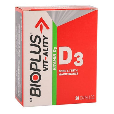 Bioplus Vit & Min Vitamin - D3 Capsules 30 - Omninela.co.za