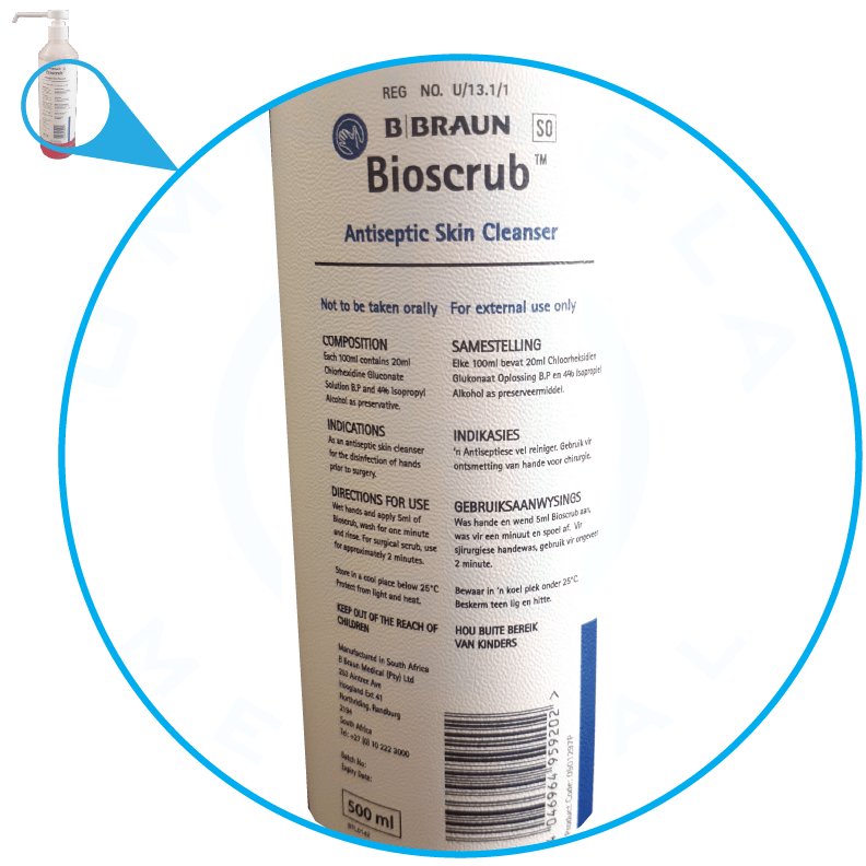 Bioscrub With Pump 500ml - Omninela.co.za