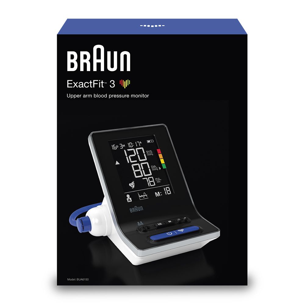 Braun - ExactFit 3 Upper Arm Blood Pressure Monitor - BUA6150CEME - Omninela.co.za