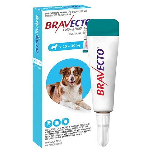 Bravecto Spot - On Dog Large 1000 mg - Omninela.co.za