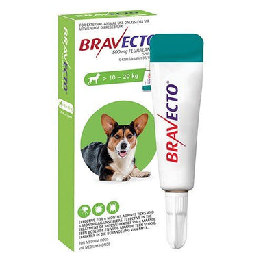 Bravecto Spot - On Dog Medium 500 mg - Omninela.co.za