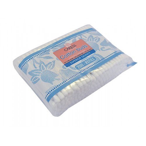 Caress 200 Cotton Buds Zipper Bag - Omninela.co.za