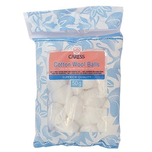 Caress Cotton Wool Balls 50G - Omninela.co.za