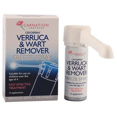 Carnation Foot Care Cryospray Verruca & Wart Remover Freeze Spray - 12 Applications - Omninela.co.za