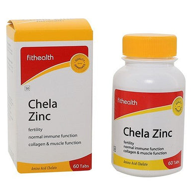 Chela Zinc Tablets Fithealth 60 - Omninela.co.za