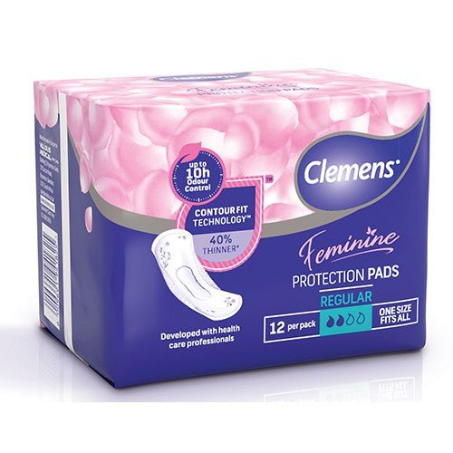 Clemens Fem Prot Pads Regular 12 115093 - Omninela.co.za