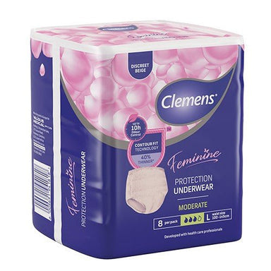 Clemens Fem Prot Underwear Lrg 8 115023 - Omninela.co.za