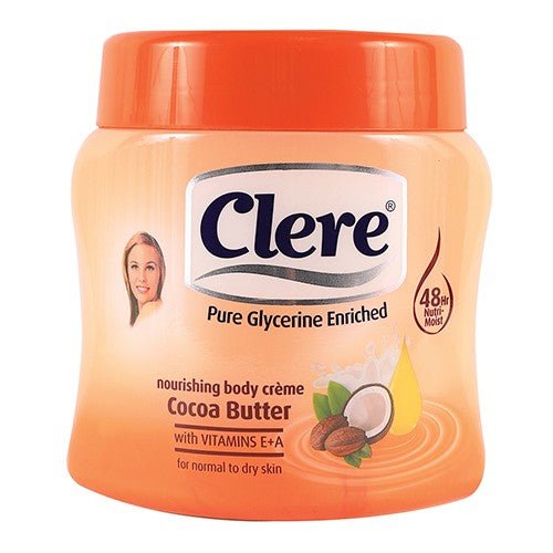 Clere Body Creme Cocoa Butter 500ml - Omninela.co.za