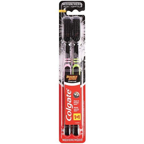 Colgate Double Action Toothbrushes Medium 2 Pack - Omninela.co.za